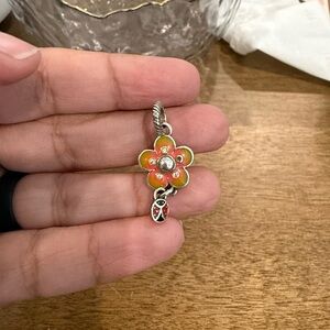 RETIRED Brighton Flower Charm with Ladybug